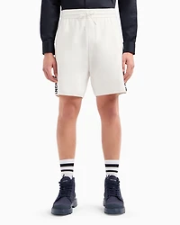 Shorts jacquard fabric with logo tape