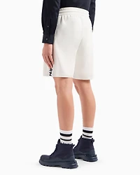 Shorts jacquard fabric with logo tape