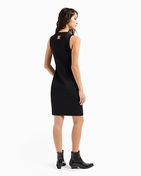 ASV recycled knitted midi dress