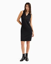 ASV recycled knitted midi dress