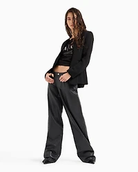 Relaxed fit T-shirt with maxi metal logo
