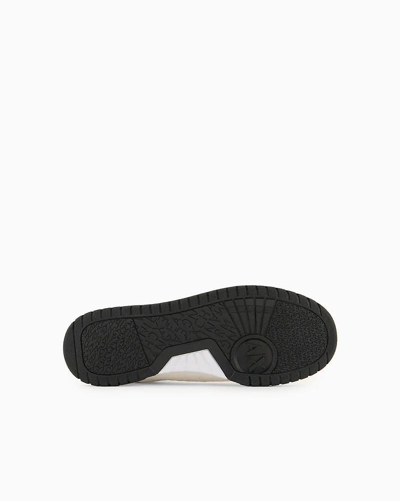 Shiny Point High-Top Lace-Up Sneakers