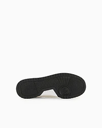 Shiny Point High-Top Lace-Up Sneakers