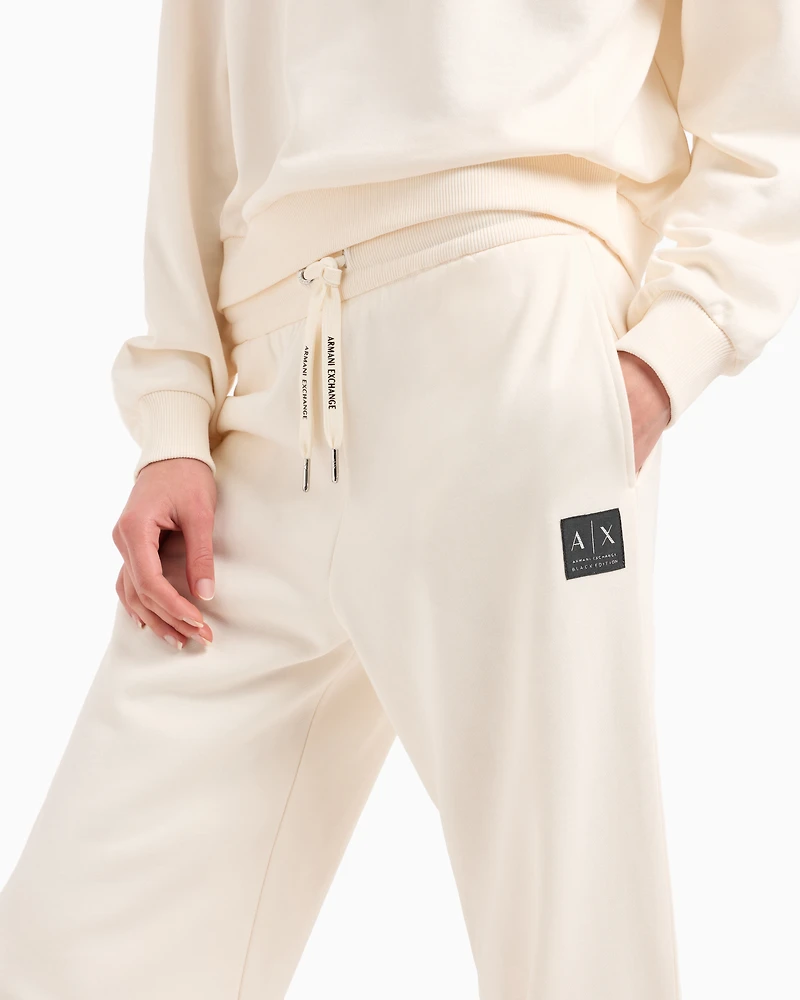 Jogger pants with logo label