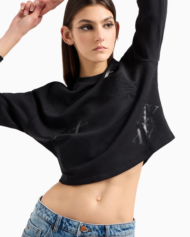 ASV Organic Cotton Monogram Logo Crewneck Sweatshirt