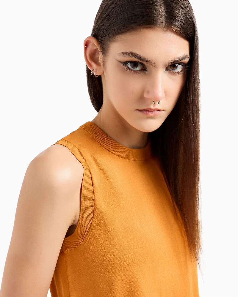 ASV Monogram Patch Recycled Knit Top