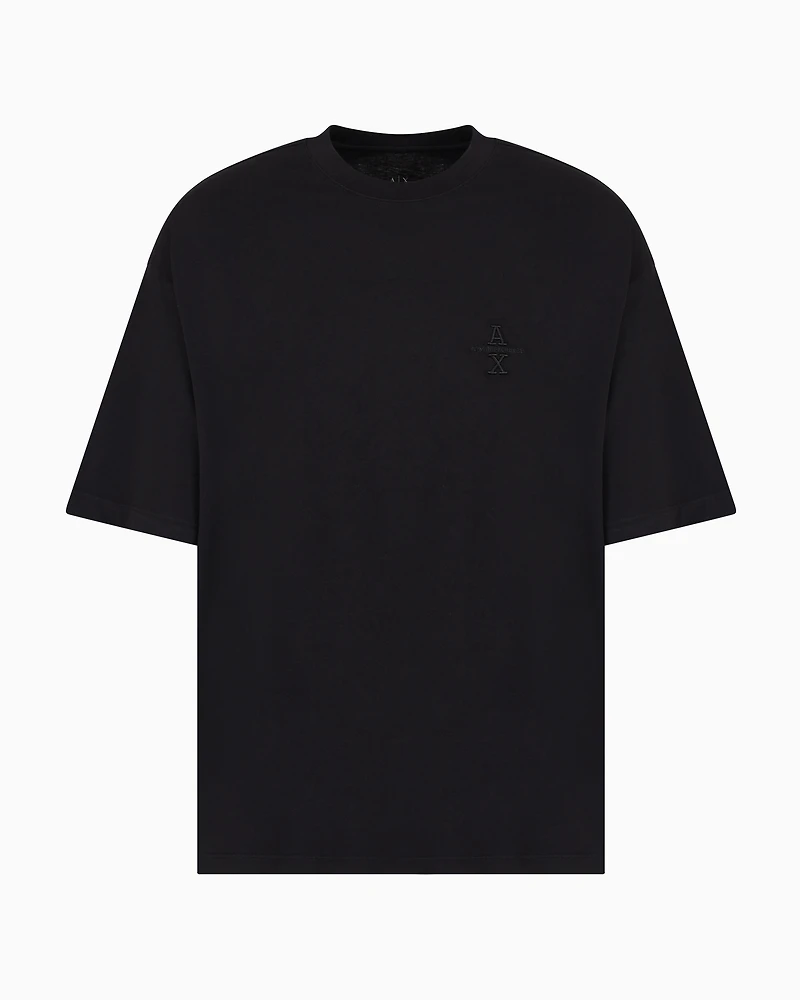 Relaxed fit cotton T-shirt with ASV logo