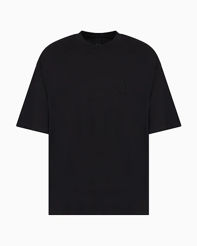 Relaxed fit cotton T-shirt with ASV logo