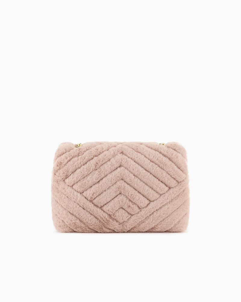 Ecofur shoulder bag with chain