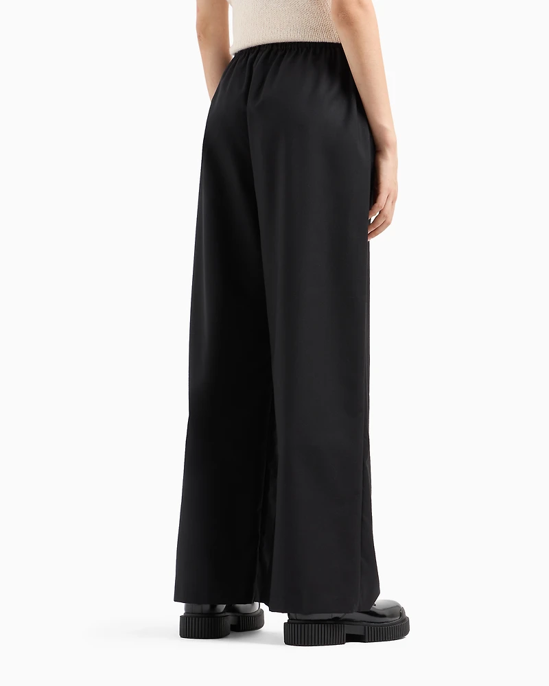 Wide leg trousers