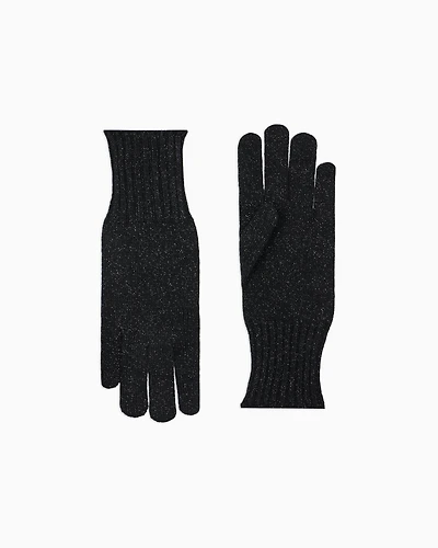 Lurex yarn gloves