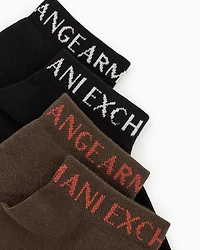 Set of 2 pairs socks with logo