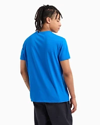 Regular fit organic cotton T-shirt with ASV maxi tonal logo