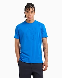 Regular fit organic cotton T-shirt with ASV maxi tonal logo