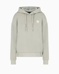 Stretch double knit hoodie