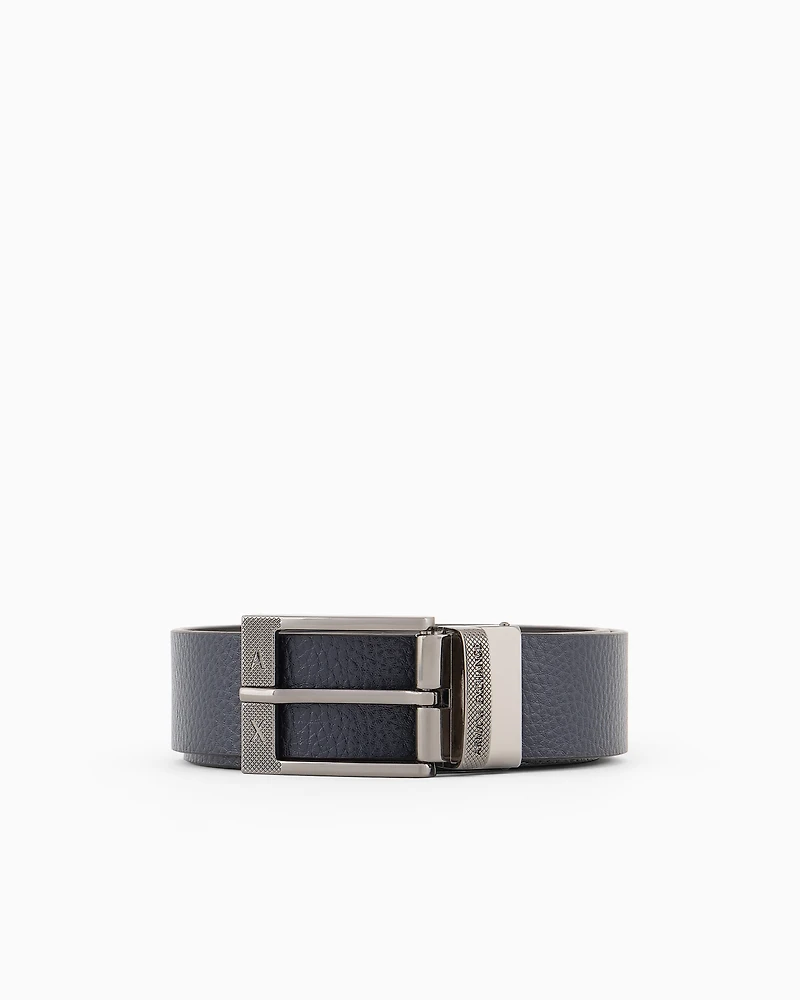 Garnet leather belt