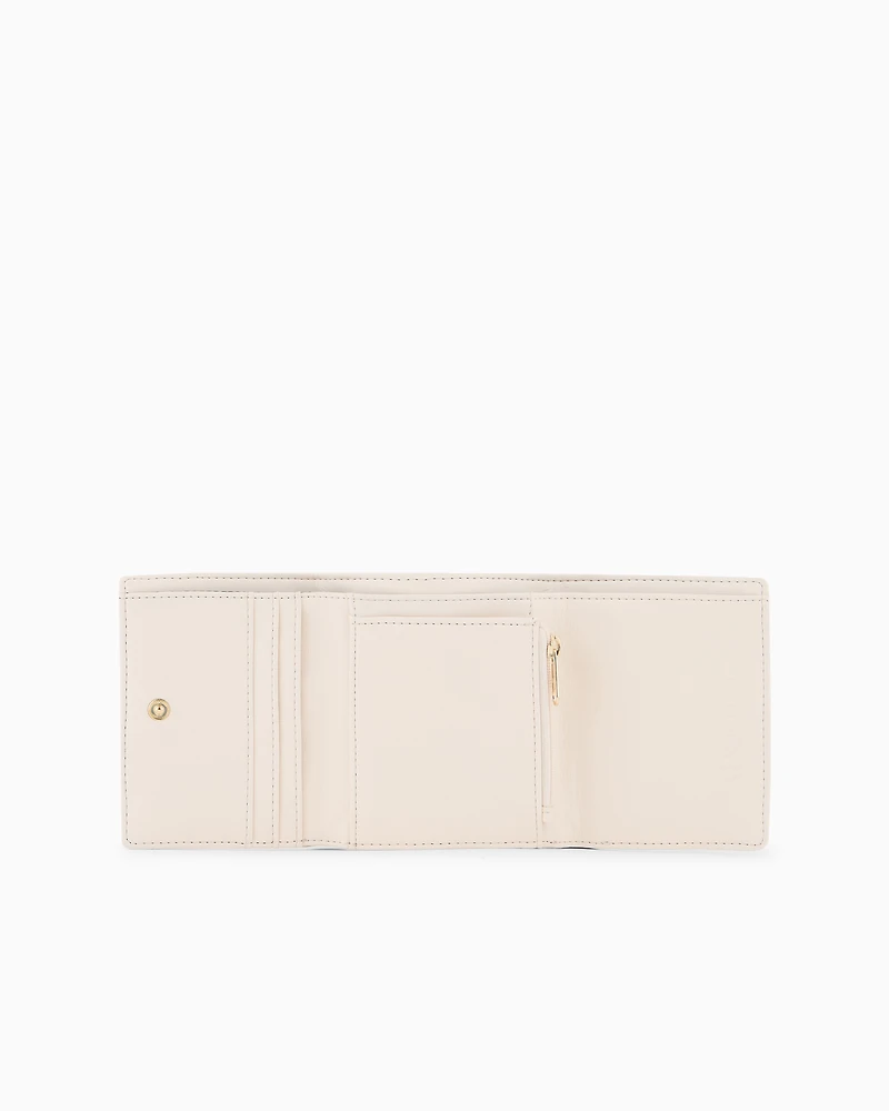 Small wallet with studs in ASV material