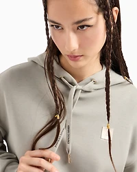 Stretch double knit hoodie