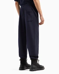 Organic cotton french terry cargo pants