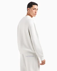 ASV Cotton Lettering Logo Crewneck Sweatshirt