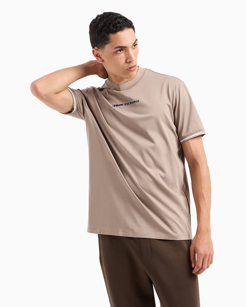 Regular fit T-shirt with contrasting profiles ASV cotton