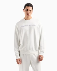 ASV Cotton Lettering Logo Crewneck Sweatshirt