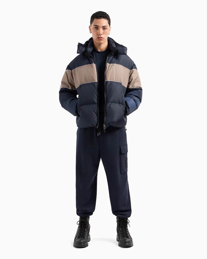 Organic cotton french terry cargo pants