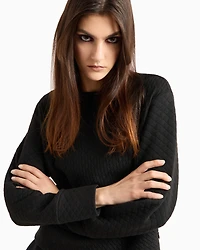 Crewneck sweatshirt with maxi print on the back ASV cotton
