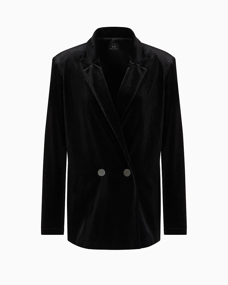Double-breasted jacket with two buttons