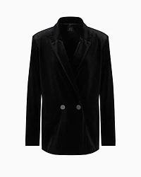 Double-breasted jacket with two buttons