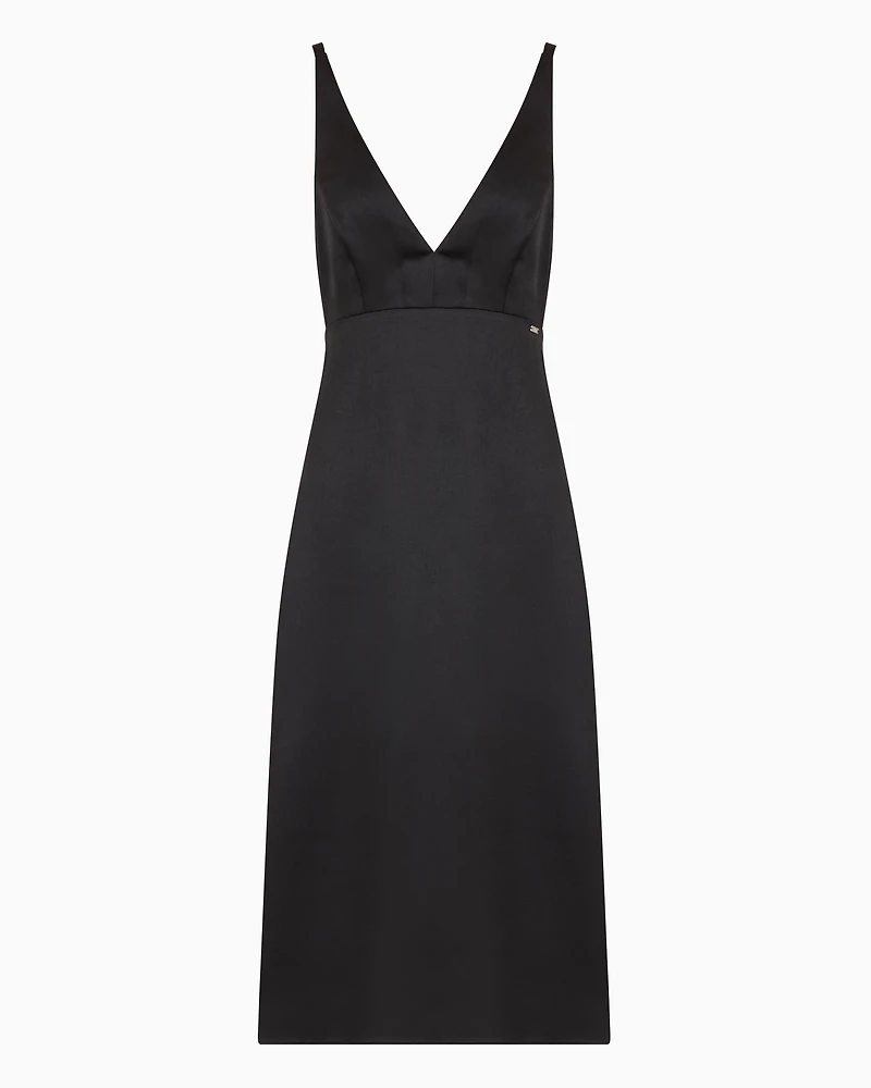 Satin longuette dress