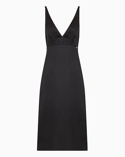 Satin longuette dress