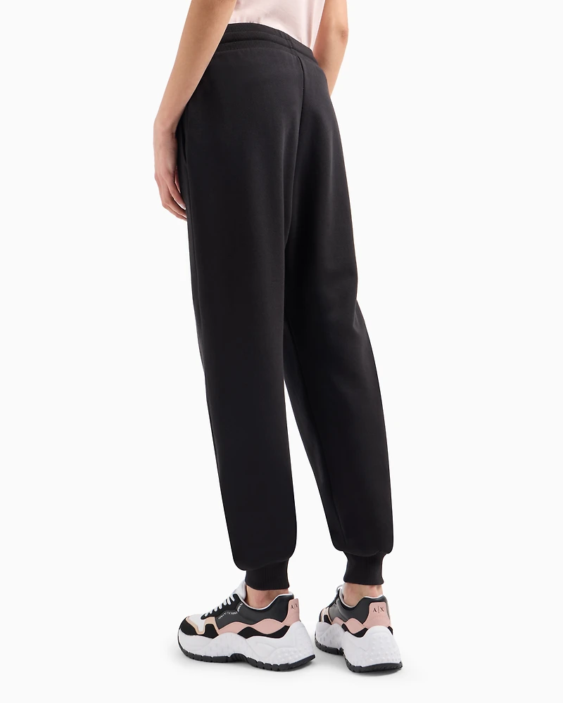 A-line French terry jogger trousers