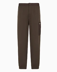 Oversized trousers with zip pocket
