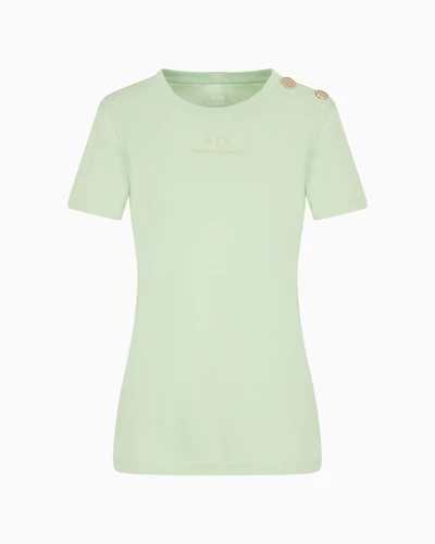 ASV organic cotton regular fit T-shirt with shoulder detail
