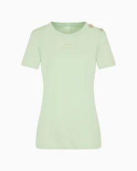 ASV organic cotton regular fit T-shirt with shoulder detail