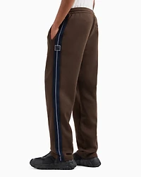 Regular fit trousers stretch cotton with elasticated waist