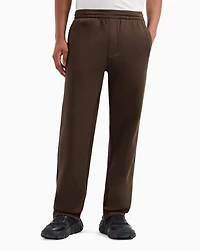 Regular fit trousers stretch cotton with elasticated waist