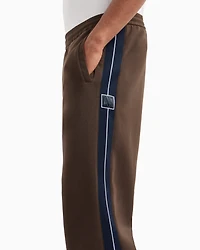 Regular fit trousers stretch cotton with elasticated waist