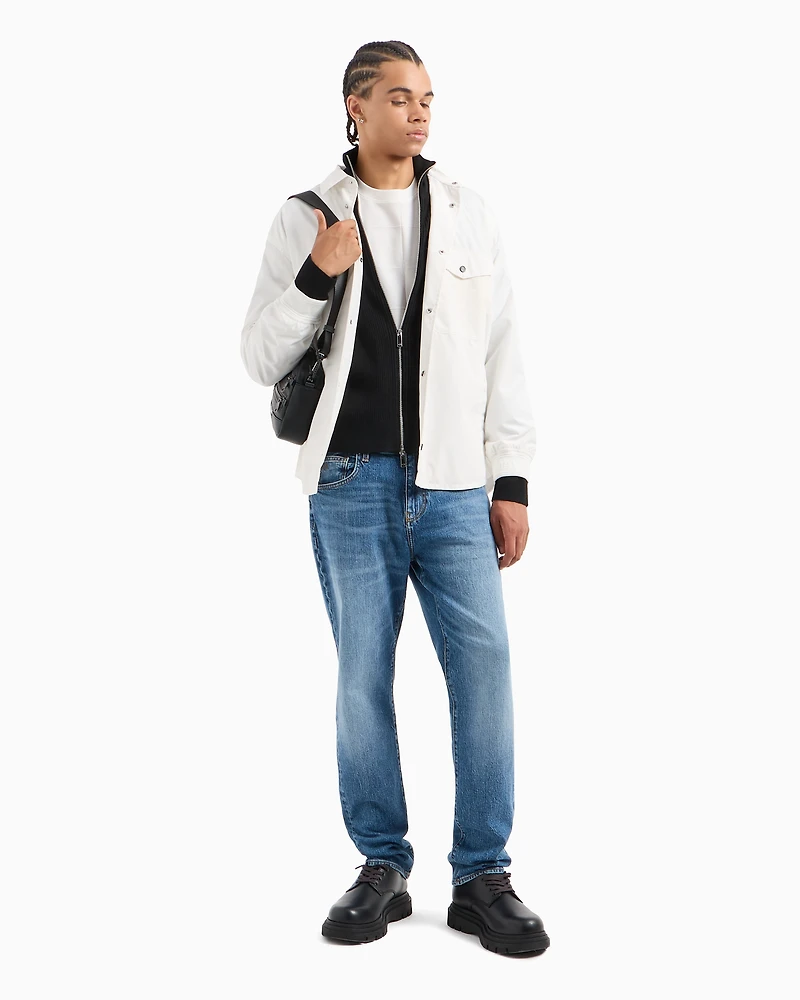 Full zip cardigan wool blend