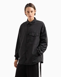 Blouson jacket technical fabric with pockets