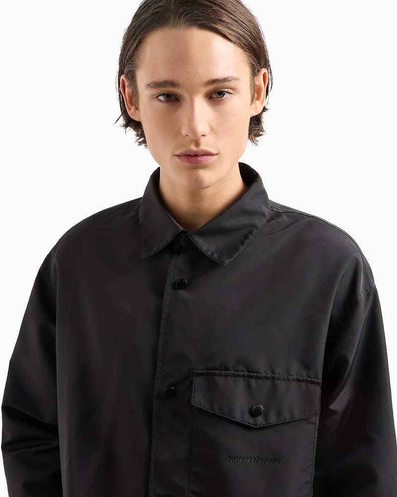 Blouson jacket technical fabric with pockets