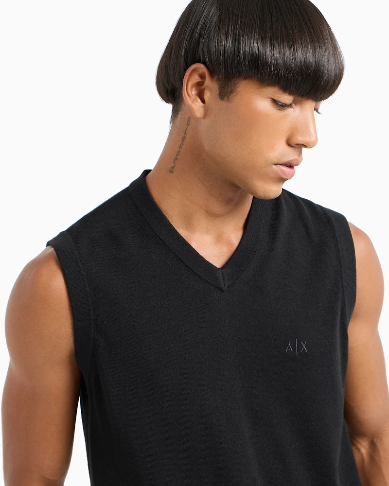 V-neck vest