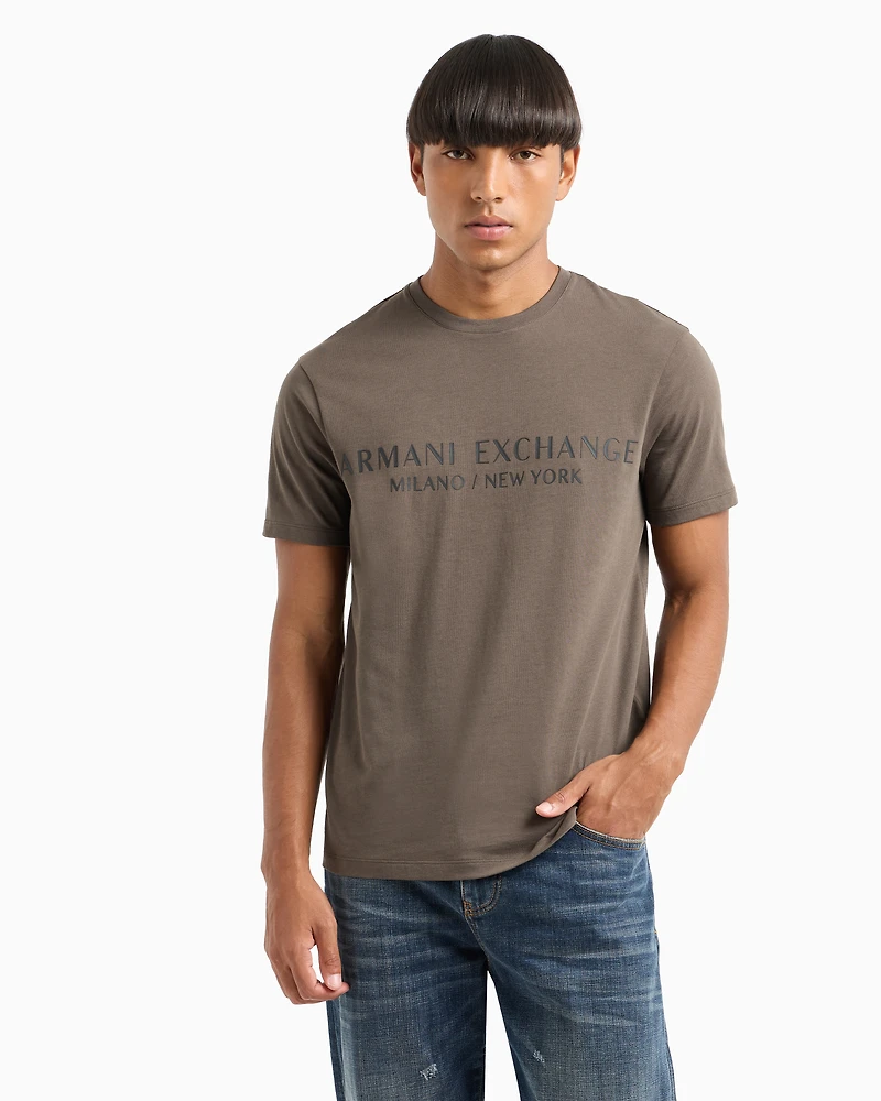 Slim fit T-shirt with logo