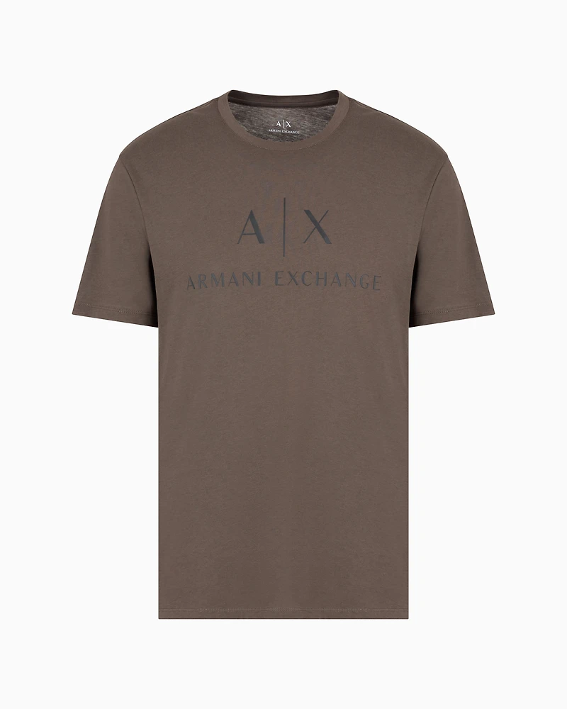 Slim fit jersey T-shirt with logo