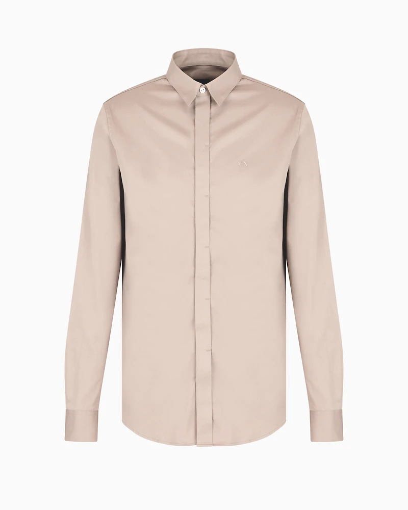 Slim fit cotton shirt