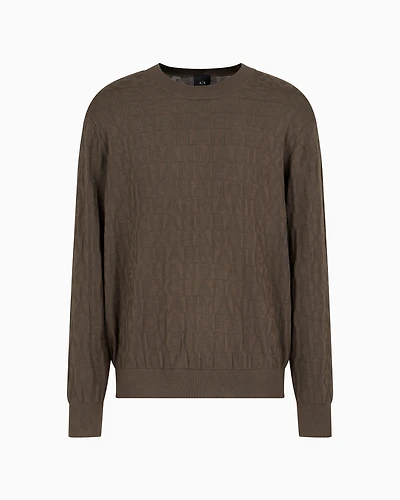 ASV Allover Logo Crewneck Sweater