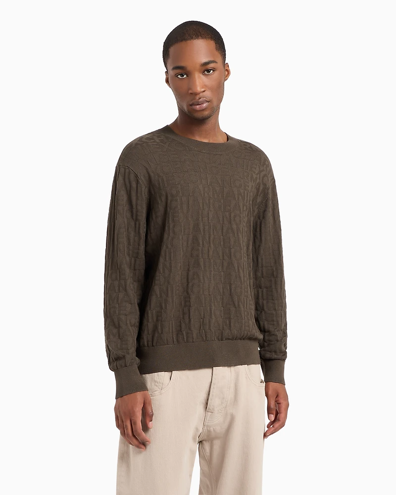 ASV Allover Logo Crewneck Sweater