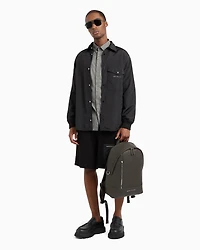Slim fit shirt stretch cotton poplin