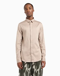 Slim fit cotton shirt